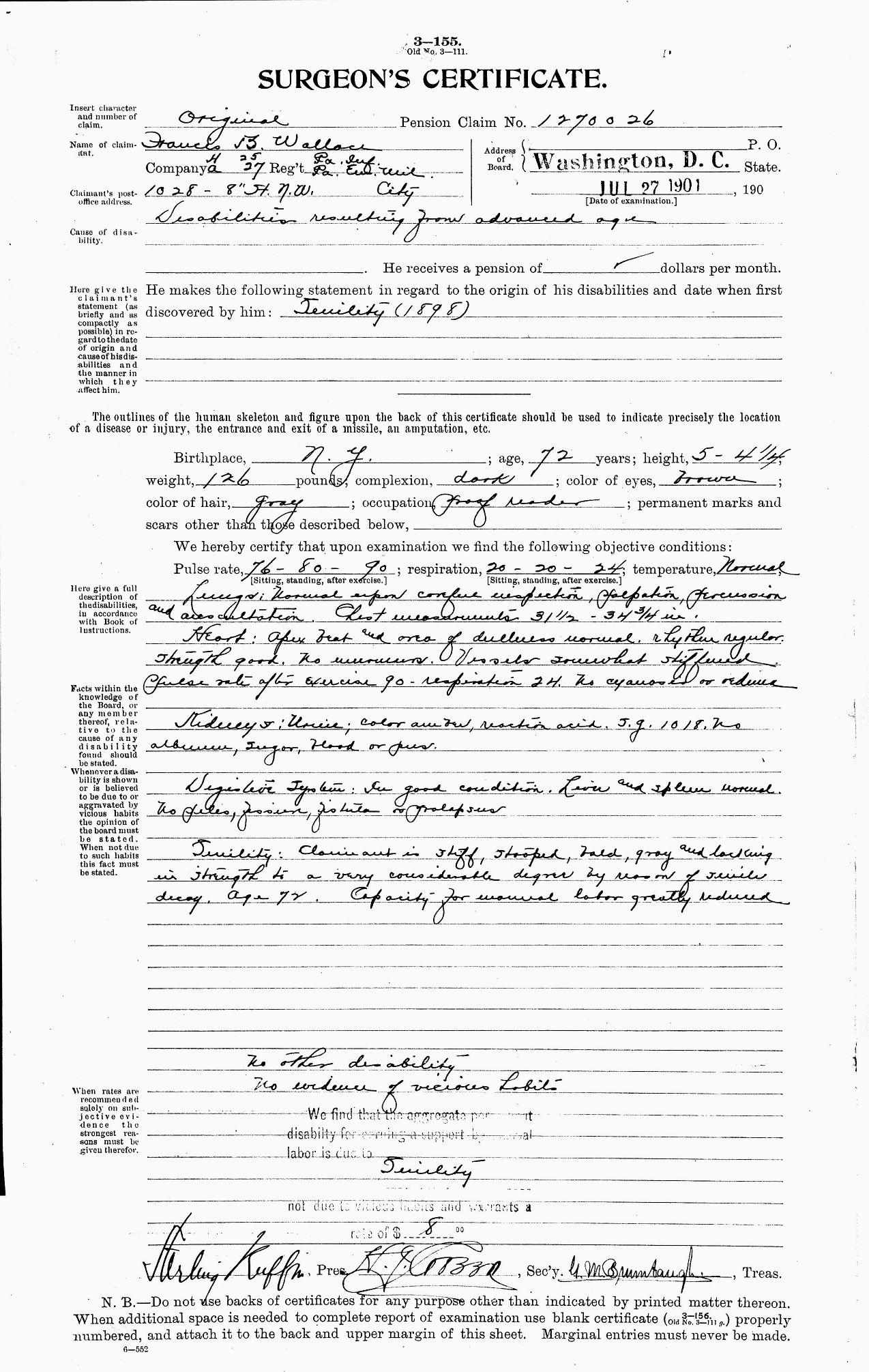 Surgeon Certificate